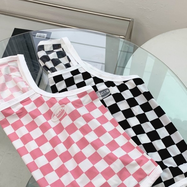 페오펫몰,체크 쿨 크롭티 (M-6XL)