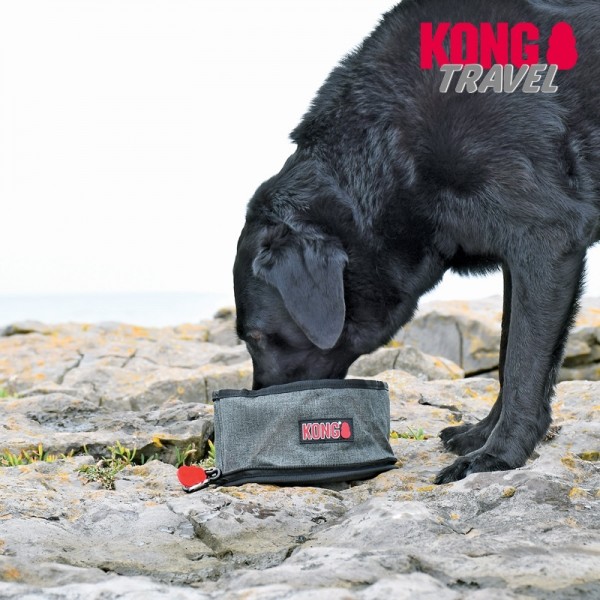 페오펫몰,콩 트레블 접이식 트레블볼 휴대용 강아지 밥그릇 물그릇