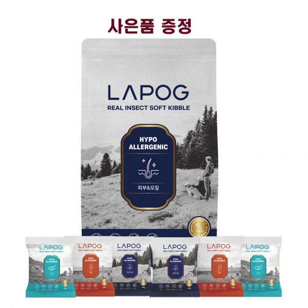 페오펫몰,[IMI] 라포그 리얼 인섹트 소프트키블 1kg+80g추가 (피부케어)