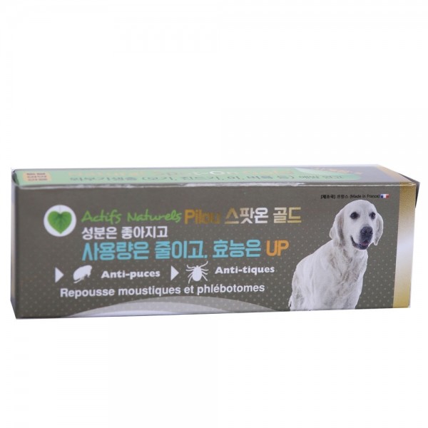 페오펫몰,필루 네츄럴 외부기생충예방 스팟온 골드 대형견 3ml