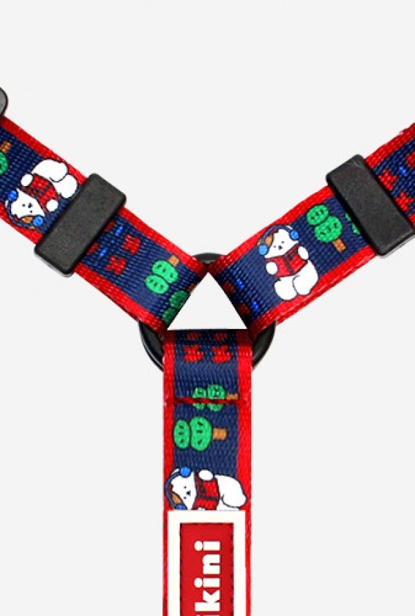 페오펫몰,[양육비특가] 키니키니 리딩 무무 H형 하네스 (네이비)