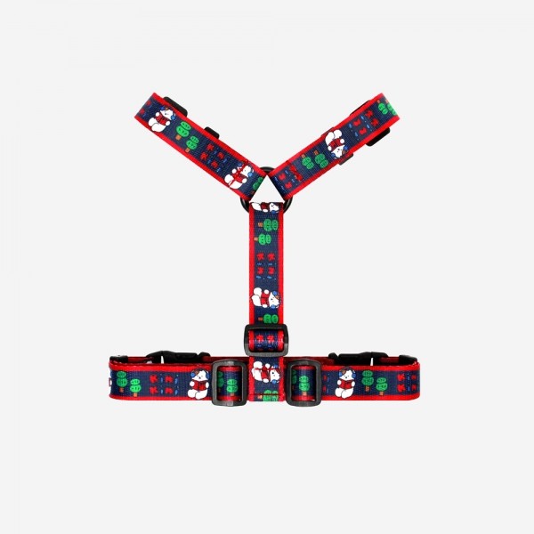 페오펫몰,[양육비특가] 키니키니 리딩 무무 H형 하네스 (네이비)