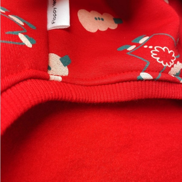 페오펫몰,[감사특가]크리스마스 화이트레이스 강아지 스웻셔츠,애견티셔츠,크리스마스애견옷