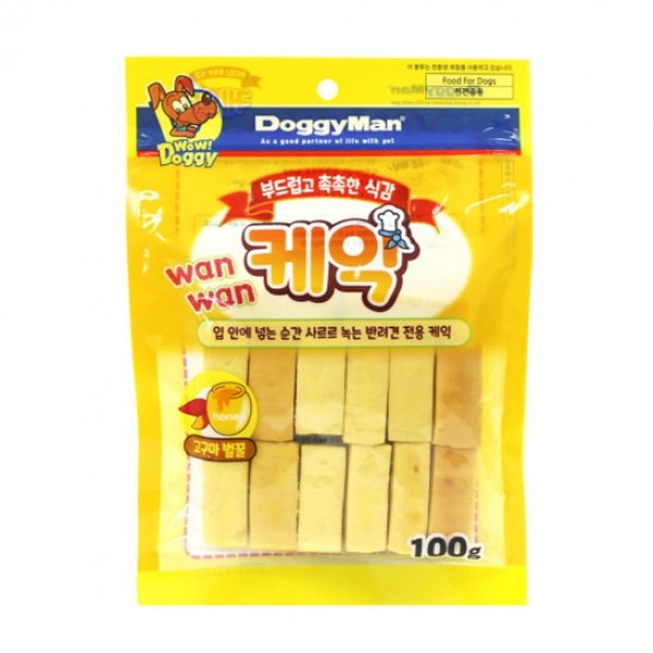 페오펫몰,도기맨 소프트 고구마 벌꿀케익 100g [최저가]