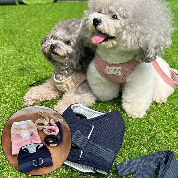 페오펫몰,[패션독]애견의류,강아지옷,강아지가을옷,강아지패션,강아지하네스,와플하네스세트