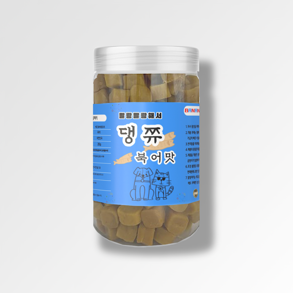 페오펫몰,[리뉴얼 중]바나나시 댕쮸 북어맛 200g