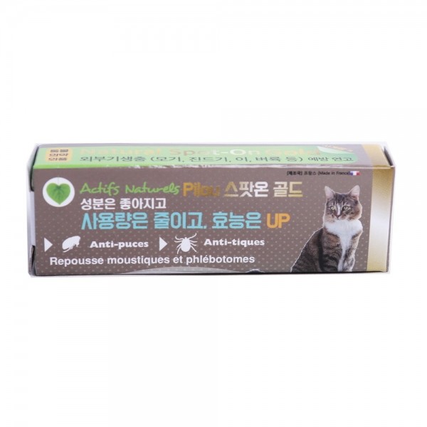 페오펫몰,필루 네츄럴 외부기생충예방 스팟온 골드 고양이 1ml