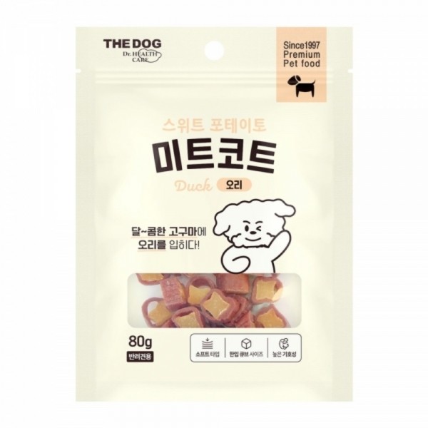 페오펫몰,더독 미트코트 스위트포테이토 오리 80g [최저가]