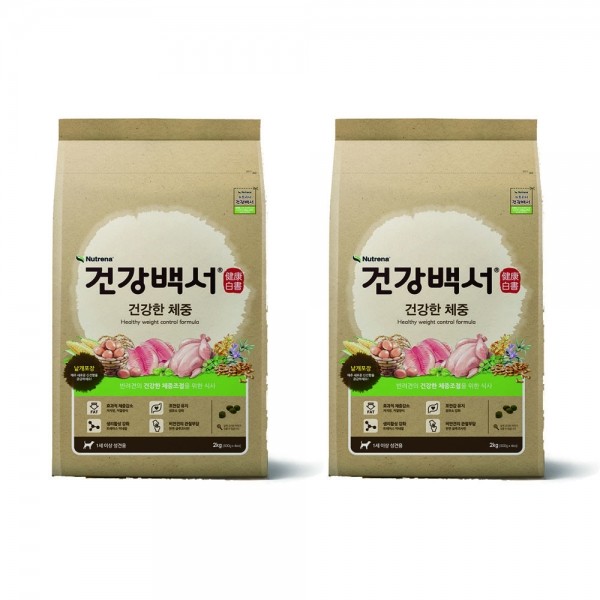 페오펫몰,뉴트리나 건강백서 건강한 체중 4kg(2kgx2개)