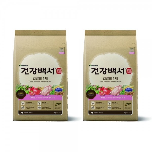 페오펫몰,뉴트리나 건강백서 건강한 1세미만 4kg(2kgx2개)
