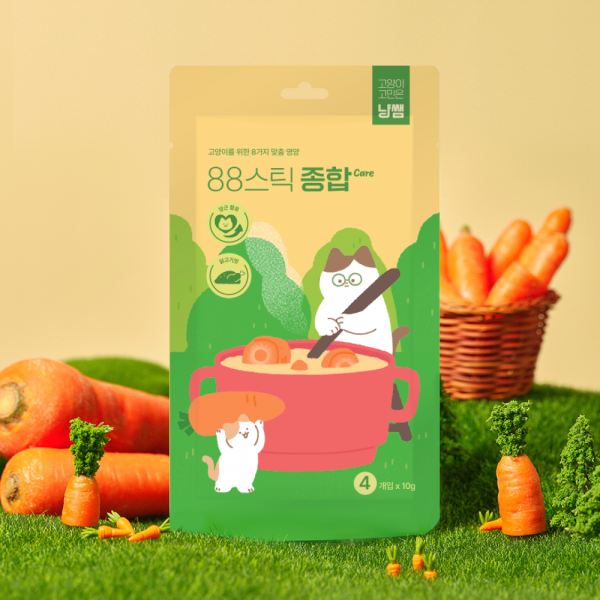 페오펫몰,[따스한특가][핏펫] 냥쌤 슈퍼푸드 고양이 츄르 88스틱 10개묶음 대용량 8종 택 1