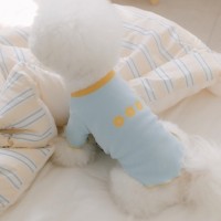 스캠퍼 트리플 플라워 티셔츠 [블루]
