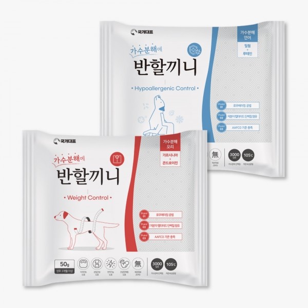 페오펫몰,[여름맞이특가] 국개대표 강아지사료 반할끼니 오리+연어 가수분해사료 (다이어트+알레르기) 맛보기 100g