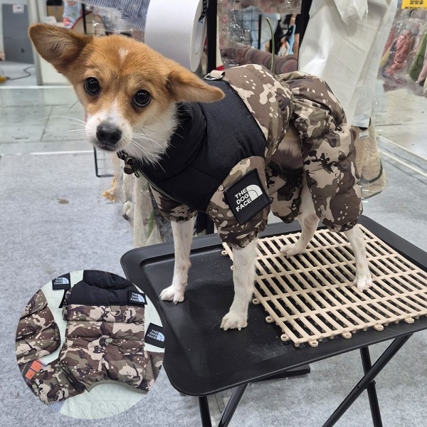 페오펫몰,독페이스패딩바지, 강아지겨울, 강아지겨울패딩, 강아지베스트템, 강아지겨울패딩바지