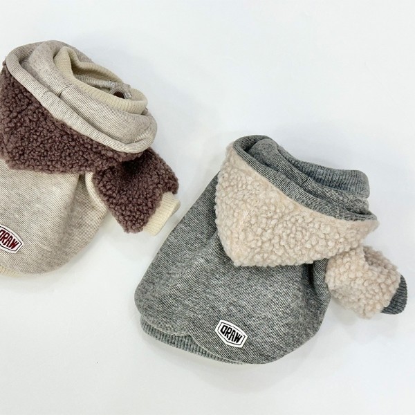 드로우후드점퍼, 강아지겨울, 강아지점퍼, 강아지산책점퍼, 강아지산책자켓