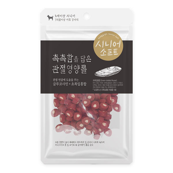페오펫몰,퍼피아이 시니어 소프트 관절영양롤 100g