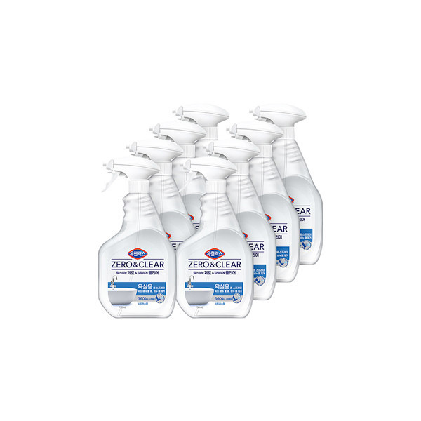 페오펫몰,[반려인혜택]유한락스 제로앤클리어 욕실청소용 750ml 8개