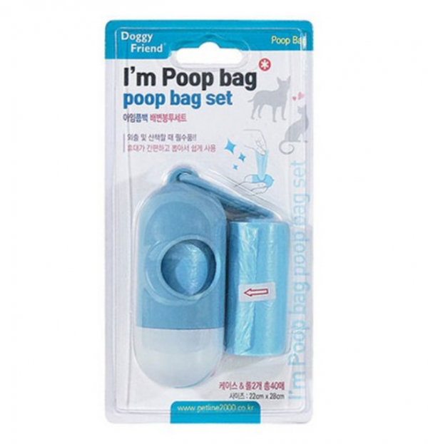 페오펫몰,[도기프랜드] 아임풉백 배변봉투 세트 40매 [최저가]