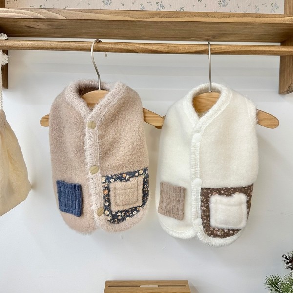 페오펫몰,크래커앙고라조끼, 강아지겨울, 강아지겨울신상, 강아지조끼