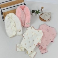 딸랑이 꽃 조끼, 올인원, 강아지겨울, 강아지겨울신상, 강아지조끼, 강아지올인원, 강아지산책룩