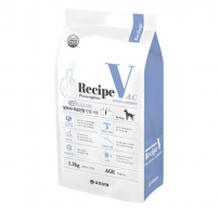 [유한양행레시피브이] 강아지 처방식 사료 피부/피모+알러지 1.2kg [최저가]