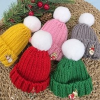 포밍털실모자, 강아지겨울, 강아지겨울신상, 강아지악세사리, 강아지겨울모자, 강아지모자