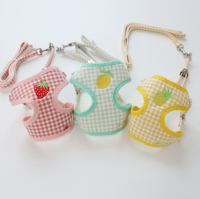 [앨리독] 과일자수 하네스 S~M 3종 (딸기,레몬,파인애플) [최저가]