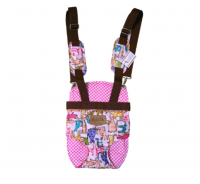 [쏘아베] 트임 앞가방 대형 핑크 [최저가]