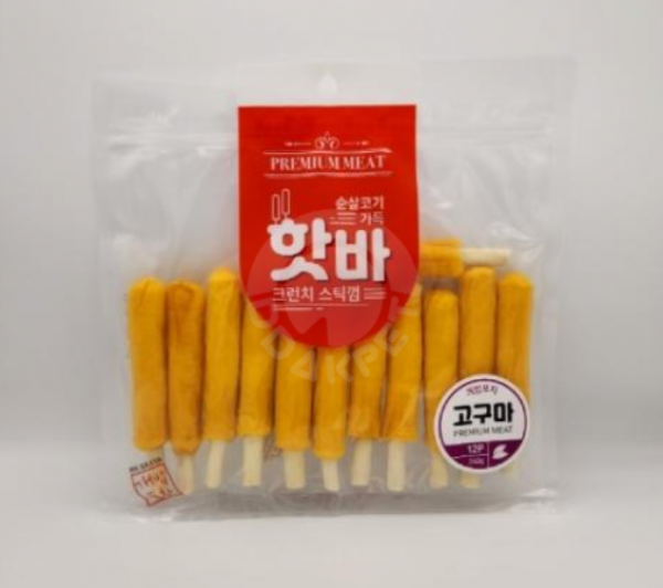 페오펫몰,[펫스토리] 핫바 크런치스틱껌 12P [최저가]