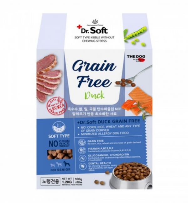 페오펫몰,[더독] 닥터소프트 그레인프리 오리 1.2kg (노령견용) [반려동물]