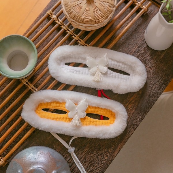 페오펫몰,스캠퍼 한복 나비 귀도리 2color