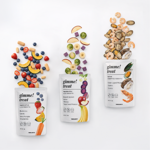 페오펫몰,씽크라이크펫 김미트릿 믹스 강아지 동결건조간식 눈건강, 30g, 1개