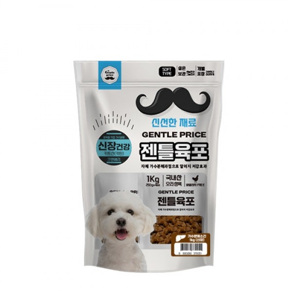 페오펫몰,[스페푸] 젠틀육포 강아지간식 1kg 소고기,소간,연어 선택