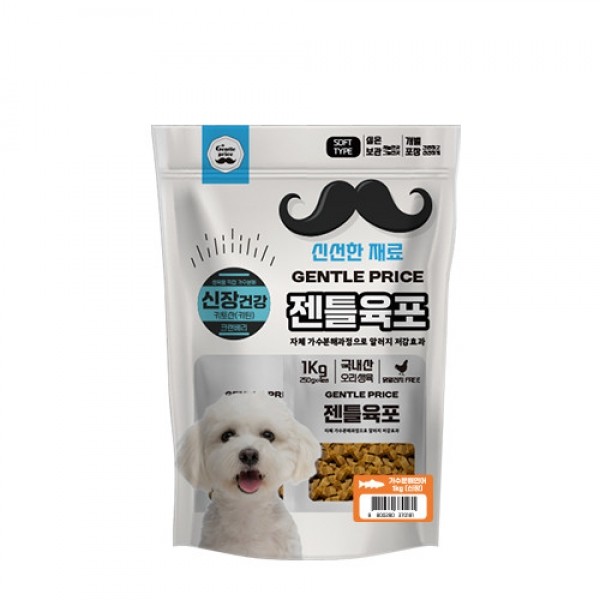 페오펫몰,[스페푸] 젠틀육포 강아지간식 1kg 소고기,소간,연어 선택