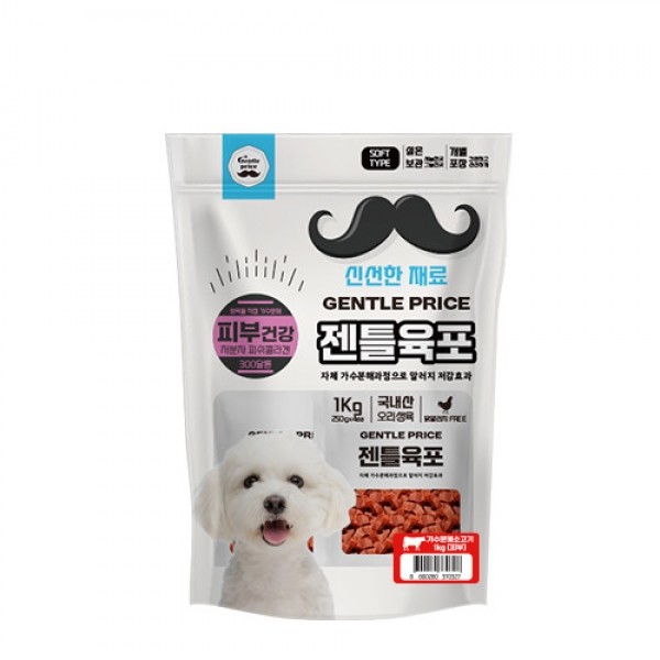 페오펫몰,[스페푸] 젠틀육포 강아지간식 1kg 소고기,소간,연어 선택