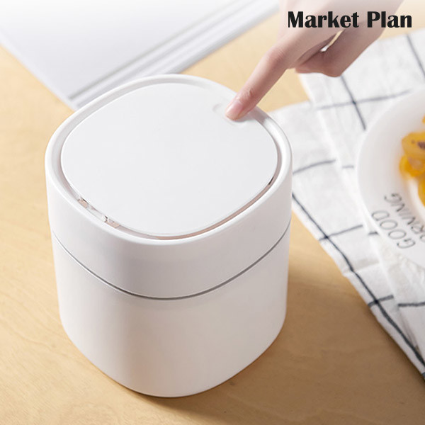 페오펫몰,[반려인혜택]마켓플랜 원터치 미니 휴지통 2P + 봉투60매