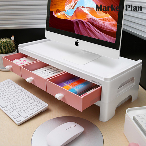 페오펫몰,[반려인혜택]마켓플랜 파스텔 모니터받침대