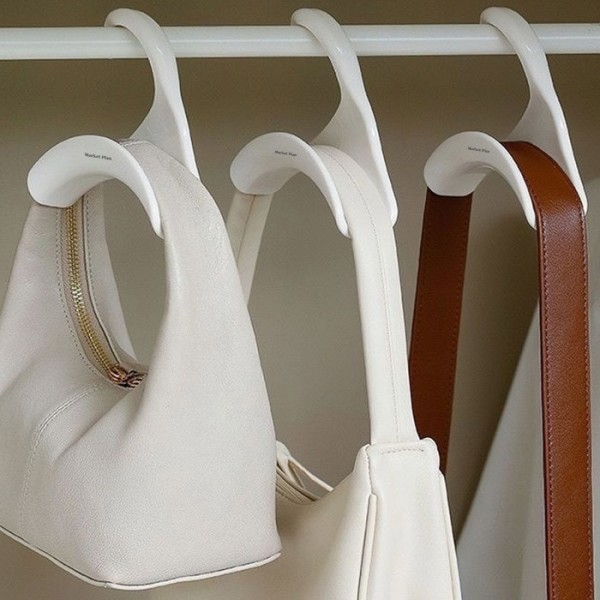 페오펫몰,[반려인혜택]마켓플랜 다용도 옷장 아치형 가방걸이 20p