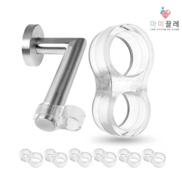 페오펫몰,[반려인혜택]아이끌레 방문 스토퍼 문콕 찍힘 도어쿠션 10p 투명