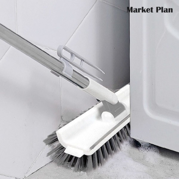 페오펫몰,[반려인 혜택]마켓플랜 브이 4in1 화장실 바닥 청소솔 화이트