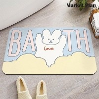 마켓플랜 카툰 빨아쓰는 규조토 발매트