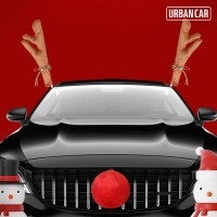 어반카 크리스마스 루돌프 뿔 빨간코 장식 세트