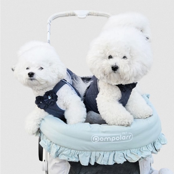 페오펫몰,폼포라펫 클래식 웨건 가드 펫 범퍼가드 애견 강아지유모차 개모차 쿠션