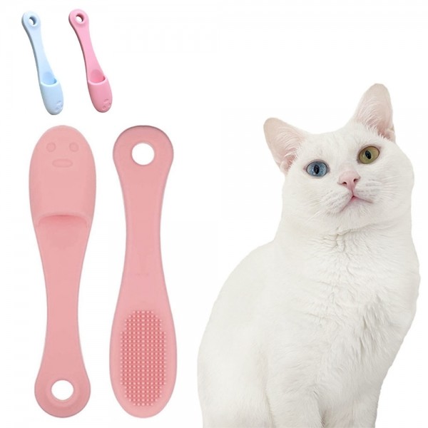 페오펫몰,크레용펫 고양이 턱드름 브러쉬  꼬드름 블랙헤드 관리