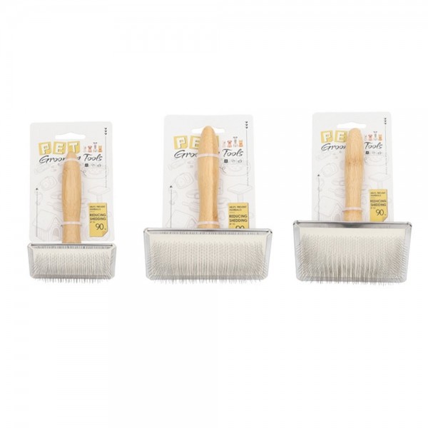 페오펫몰,크레용펫 우드 슬리커 브러쉬 (3size)