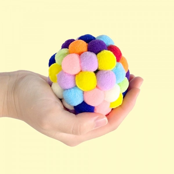 페오펫몰,크레용펫 냥굴냥굴 대왕 폼폼볼 공 장난감