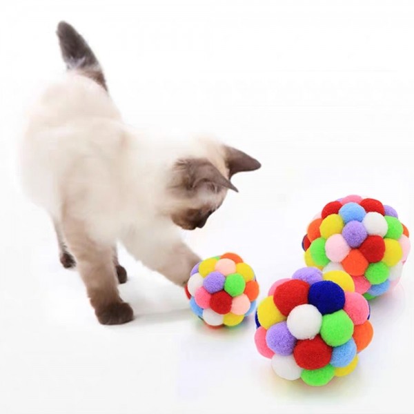 페오펫몰,크레용펫 냥굴냥굴 대왕 폼폼볼 공 장난감