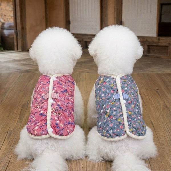 페오펫몰,[꽃길특가]크레용펫 할머니 김장조끼 누빔 겨울옷