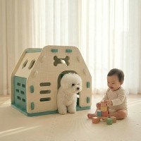 [꽃길특가]크레용펫 코지 폼 하우스 대형 강아지 집