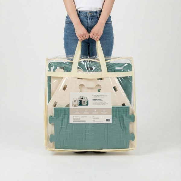 페오펫몰,[꽃길특가]크레용펫 코지 폼 하우스 대형 강아지 집